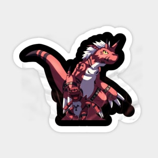 Guilmon and Growlmon Digimon 2 Sticker